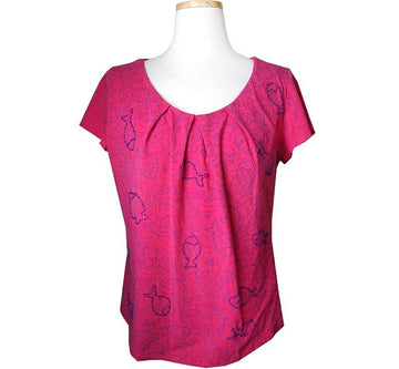 MaxMara Weekend Line Pink Beaded Top 55 33080647