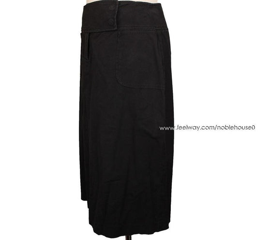 Other Brand Marella Black Cotton Skirt 1 26809458