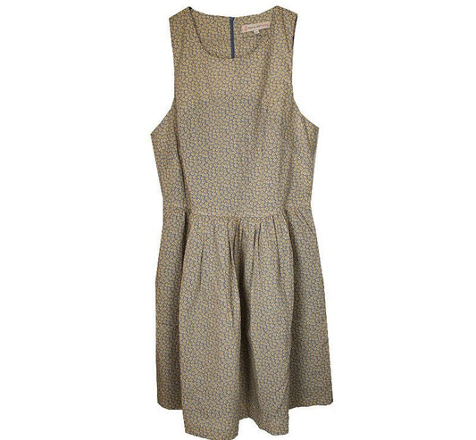 OTHER BRAND ミニフラワー ショルダースリップ コットン ワンピース 36 26809524