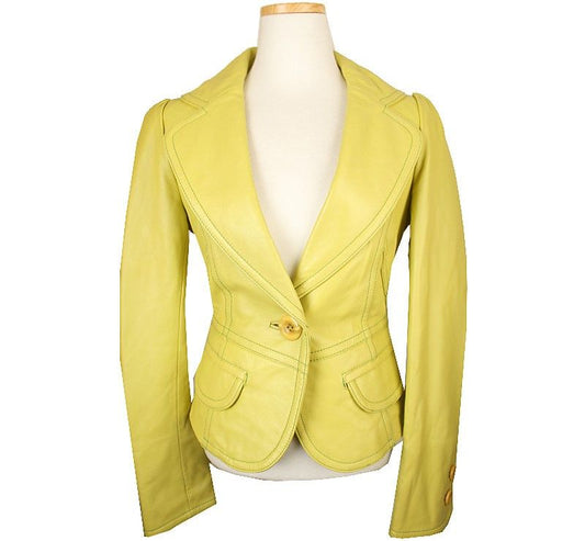 OTHER BRAND Lemon Lammleder Kurzjacke 55 26810581