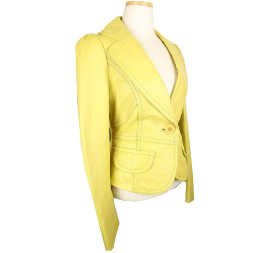OTHER BRAND Lemon Lammleder Kurzjacke 55 26810581