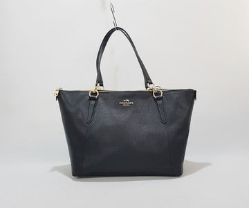 COACH ブラックレザーショルダーバッグ 33156665