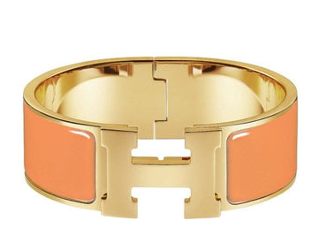 Hermes Orange Mandarin Gold Clic Clac 6907762450 33158240