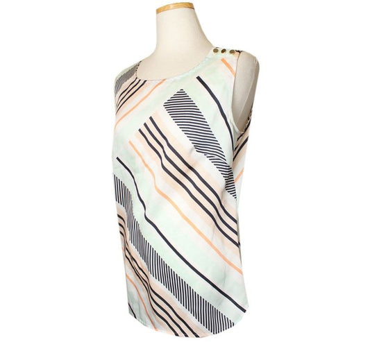 Other Brand Antailer Multi-Print Sleeveless Top XS 26807392