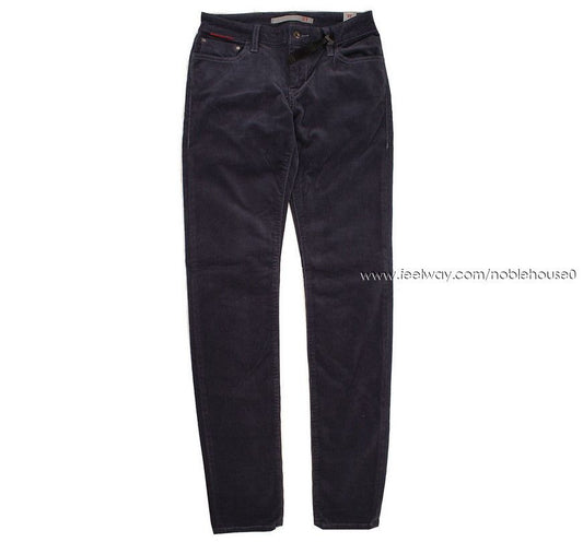 OTHER BRAND Itbrand Navyblaue Skinny-Hosen 25 26809525
