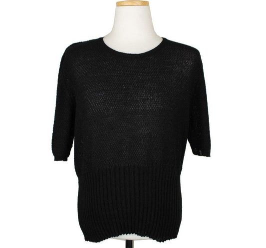 ICEBERG Schwarzes Wollstrickoberteil 42 26809720