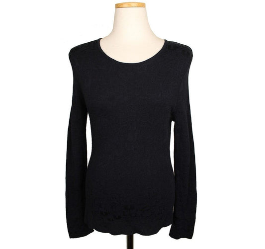 OTHER BRAND Emmanuel Ungaro Marine Logo-Muster Strickware 55 26810145