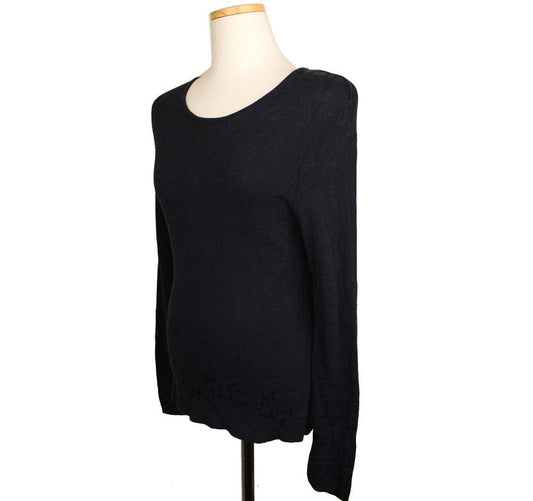 OTHER BRAND Emmanuel Ungaro Marine Logo-Muster Strickware 55 26810145