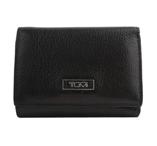Tumi Black Silver Logo Wallet 26811464