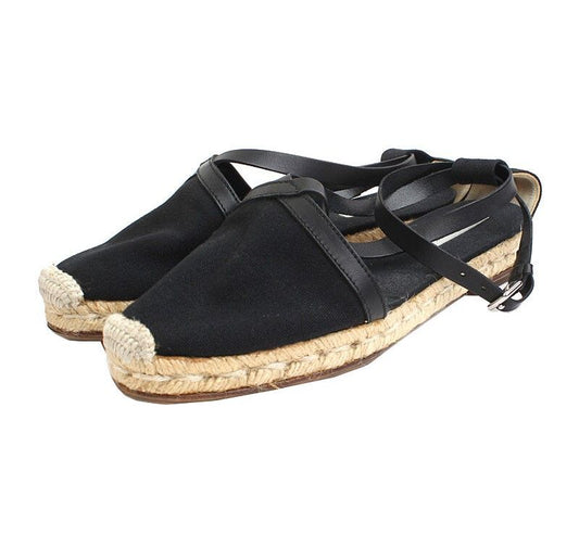Hermes Black Espadrille 240 33421317