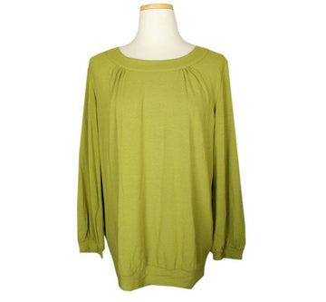 Escada Sports Olive Green Wool Blend Top 55 26807313