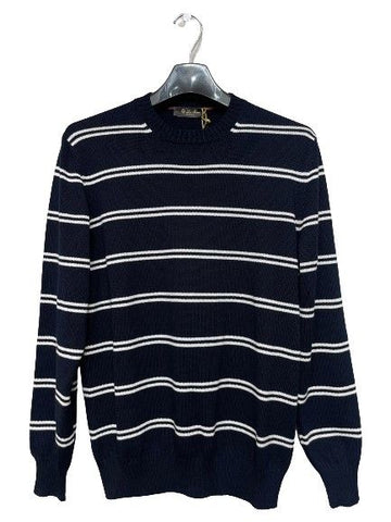 LORO PIANA ストライプ ラウンド ニット 6970656396 33593052