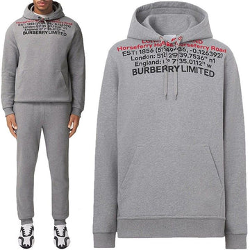 BURBERRY Standort Druck Kordelzug Kapuzenpullover 8048283 A2142 33593099