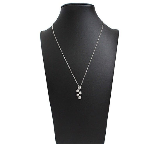 OTHER BRAND Halskette aus 18K Weißgold mit Diamanten 33654917