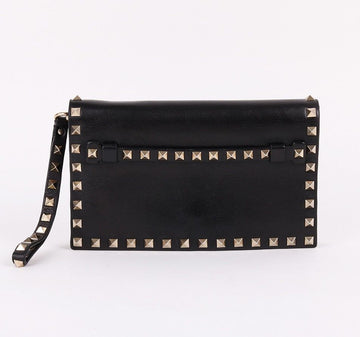 VALENTINO Rockstud Schwarz Kleine Clutch 21*12.5*3 25192727