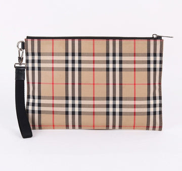 Burberry Vintage Check Fabric Strap Clutch Bag 8014989 26137810