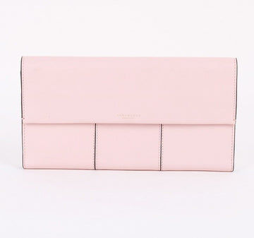 TORY BURCH Pink Leder 3-fach Klappen Clutch 28 * 15 * 2 28088825