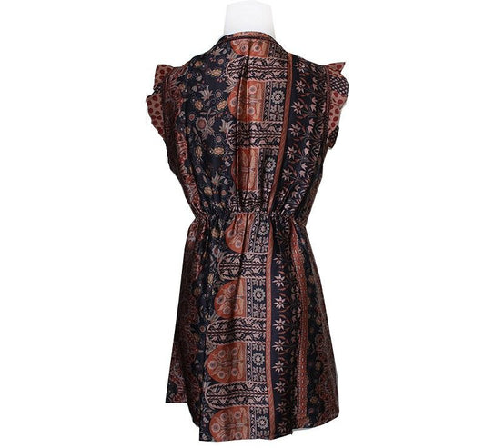 Sandro Multi-Print Silk Tank Top 44-55 33862303