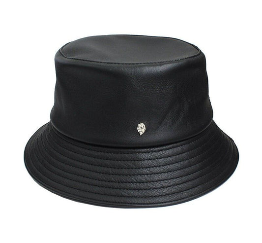 Helen Kaminski Black Lambskin Hat 12345 33862484