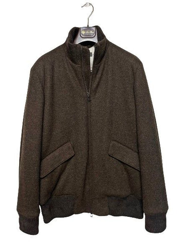 LORO PIANA ブラウン カシミア ジャケット 7020860340 34042090