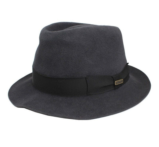 OTHER BRAND Graue Woll-Fedora 34201426