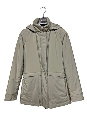 LORO PIANA ウィメンズ グレー ダウン ジャケット 7041580917 34345028