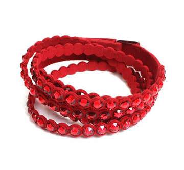 Swarovski Red Crystal Necklace and Bracelet 34411566