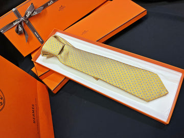 HERMES ウェブ Tie 7 H フランボヤント ウェブ タイ 7070263427 34528316