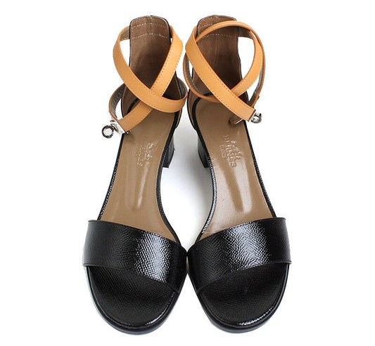 Hermes Two-Tone Marnage Sandals 35 34748828