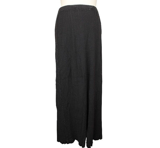 TSUMORI CHISATO Gray Crinkled Cotton Pleated Skirt M 26809321