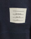 THOM BROWNE ネイビーラインリブサイドスリットスウェット 30998063 [P]