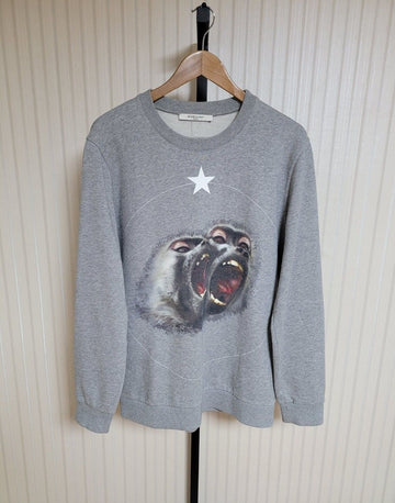 GIVENCHY M Grau Tounkey Sweatshirt 25898332