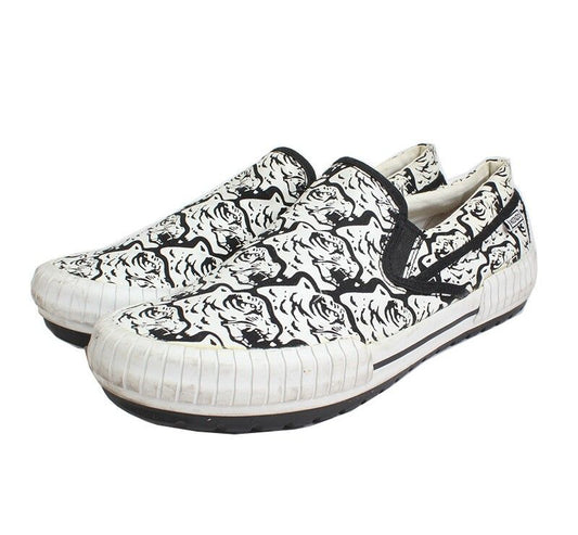 Kenzo Black and White Tiger Slip-On Men 43 34846711