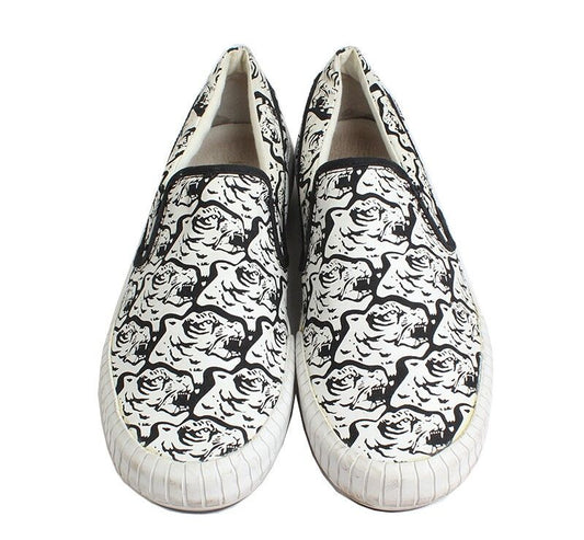Kenzo Black and White Tiger Slip-On Men 43 34846711