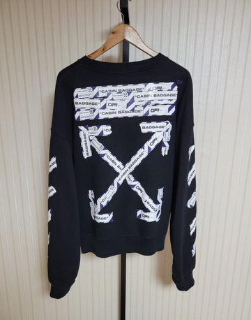 OFF WHITE M ブラックエアポートアローマンツーマン 103 28747167