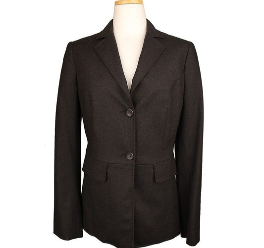 Agnona Gray Wool Jacket 42 26810204