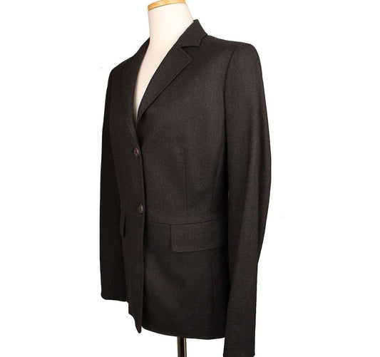 Agnona Gray Wool Jacket 42 26810204