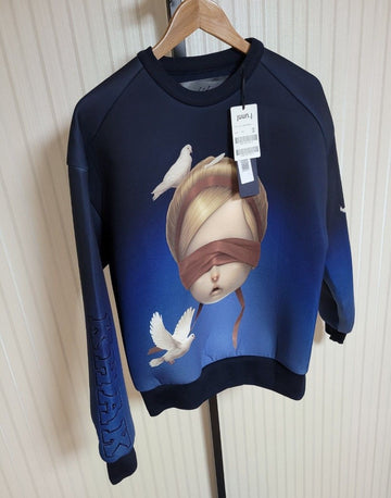 JUUN.J 44 Blau Neopren Lisin Sweatshirt 26656015