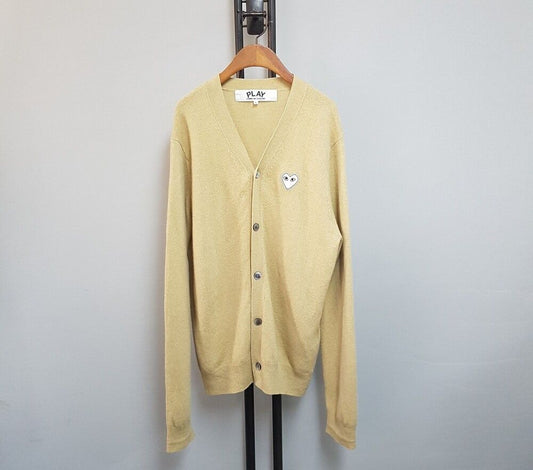 COMME DES GARCONS メンズ ハート カーディガン 34971491