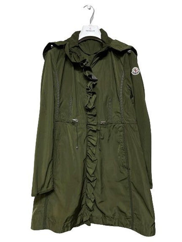 Moncler OUTREMER Frill Khaki Windbreaker 35324069