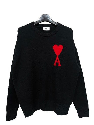 AMI Schwarzes Logo Strick Herren 7203825719 35409318