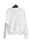 AMI White Logo Cardigan Women 7203502614 35409375 [P]