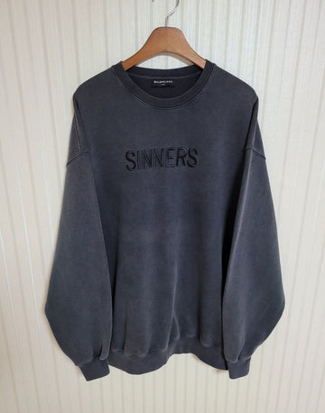 BALENCIAGA シナス刺繍スウェットシャツ 30998134