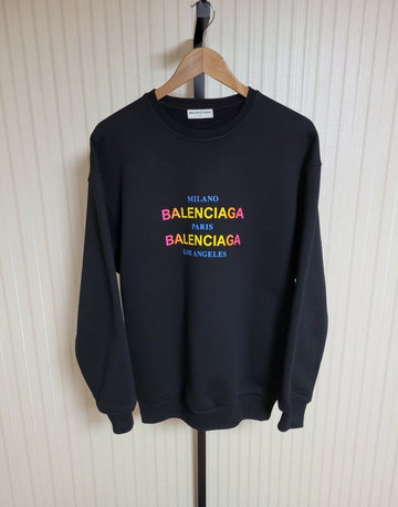 Balenciaga s S Rainbow Logo Sweatshirt 27015694