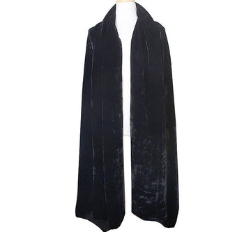 Armani Classic Black Velvet Stole 35695916