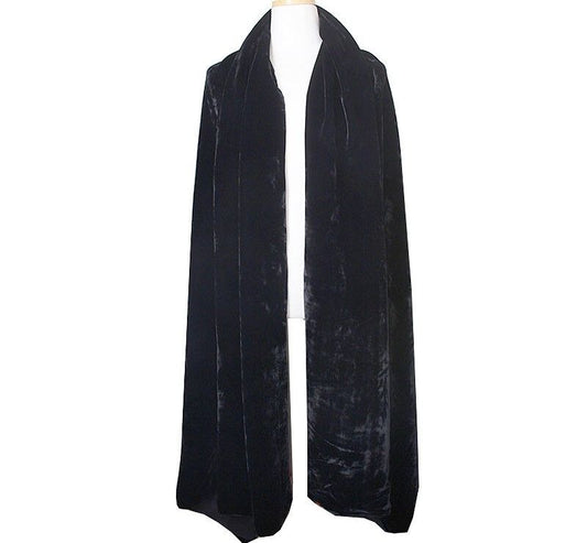 Armani Classic Black Velvet Stole 35695916