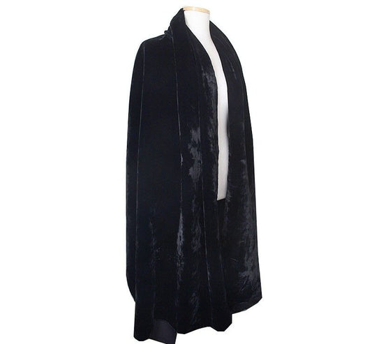 Armani Classic Black Velvet Stole 35695916
