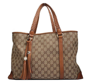 GUCCI Web-Handgriff Stoff-Tote Bag 35966520