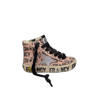 Golden Goose Kids Pink Lettering High-Top G28KS002 P5 6207940624 33153565