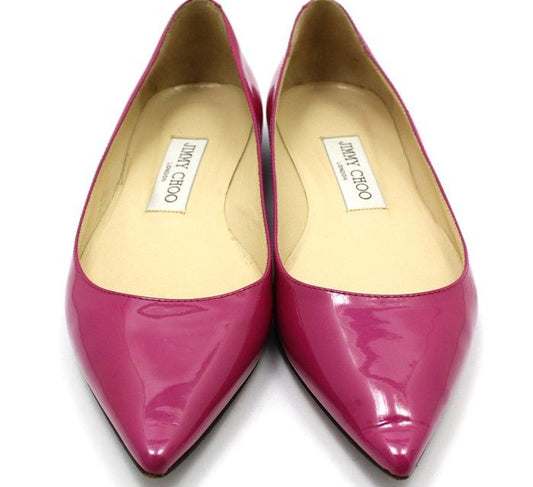 Jimmy Choo Patent Flat Shoes 28257256